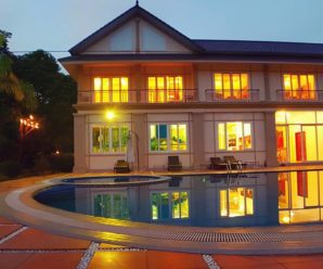 Green Villa 7 phòng ngủ Ba Vì, Hà Nội – Sân vườn rộng, bếp BBQ, bể bơi,..
