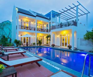 #15 Biệt thự Villa Hội An cho thuê giá rẻ, gần biển, có bể bơi riêng rộng và đẹp nhất